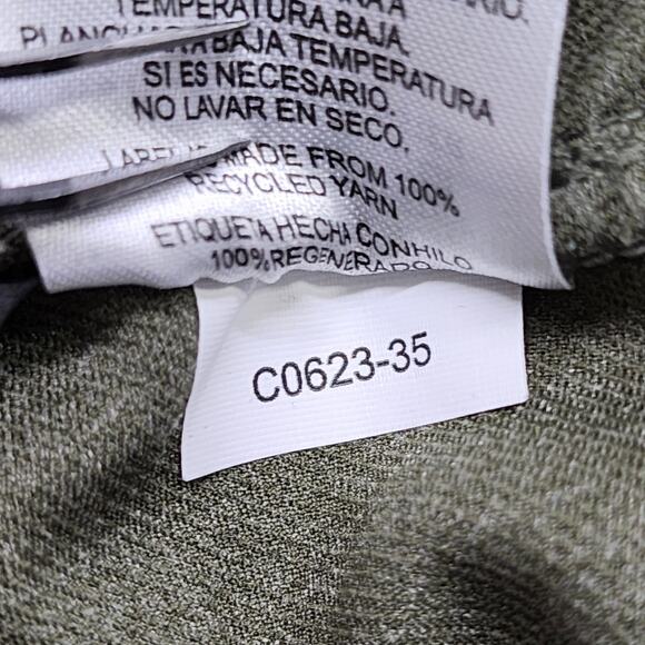 Mondetta Pants Womens XXL Green Pintuck Straight Leg Pull On Pockets Athleisure - Picture 9 of 14